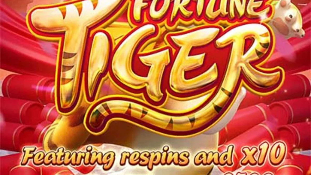 Isang makulay na visual ng Fortune Tiger slot na nagpapakita ng gintong tigre at mga simbolo ng kayamanan.